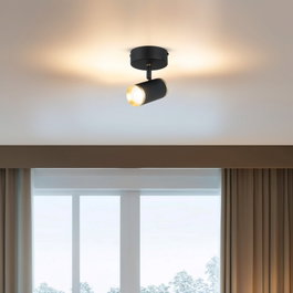 Opviq Lume - 70-11 Lámpara de araña de metal en negro y laca antigua